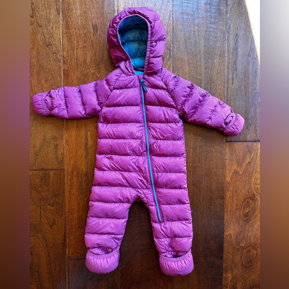 LL Bean down baby bunting